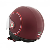 Casco Vespa Modernist Bordeaux