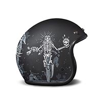Dmd Jet Retro Ghost Rider Helmet Matt
