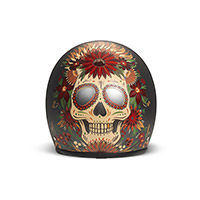 Dmd Jet Retro Skull Helmet - 3