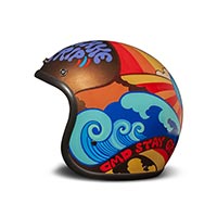 Casco Dmd Jet Retro Trip multicolor - 2