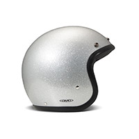 Casque Dmd Jet Vintage Glitter Argent