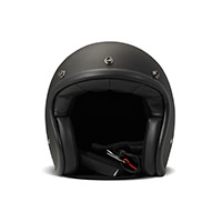 Casque Dmd Jet Vintage Noir Mat