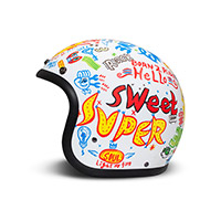 Casco Dmd Jet Retro Soul blanco - 3