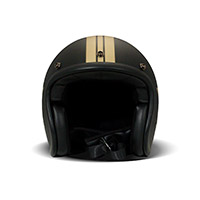 Casco Dmd Jet Retro Star Dorado