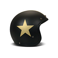 Casque Dmd Jet Vintage Étoile Or