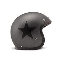 Casque Dmd Jet Retro Star vert