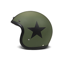 Dmd Jet Vintage Star Helmet Green