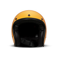 Casque Dmd Jet Vintage Jaune Brillant