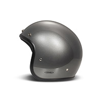Casco Retro Dmd Jet Gris Metálico - img 2