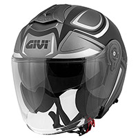 Givi 12.3 ストラトスシェードヘルメットチタンホワイト