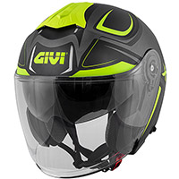 Givi X.22 Planetハイパーヘルメットチタンイエロー