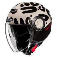 Hjc i41 Maia ヘルメット ベージュ ブラック