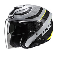 Casque Hjc F31 Naby Jaune Gris