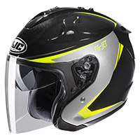 Hjc Fg Jet Balin Helmet Black Yellow