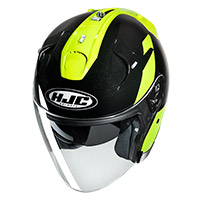 HJC FG ジェット エペン ヘルメット ブラック イエロー - 3