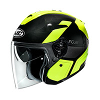 HJC FG ジェット エペン ヘルメット ブラック イエロー
