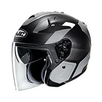Hjc Fg Jet Epen Helmet Grey Black