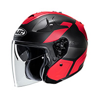 Hjc Fg Jet Epen Helmet Black Red