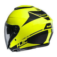 HjcI30バラスオープンフェイスヘルメットフルオイエロー