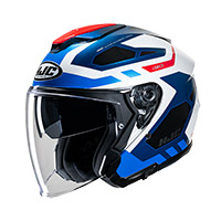 Hjc I30 Aton Helmet Blue Orange