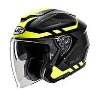 Hjc I30 Aton Helmet Black Yellow