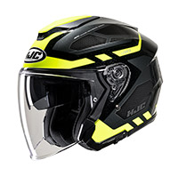 Casco Hjc I30 Aton negro amarillo