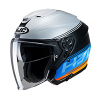 Casco Hjc I30 Vicom Blu Arancio