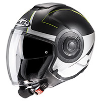 Casco Jet Hjc I40 Panadi Nero Giallo