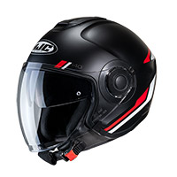 Casque Hjc I40 Paddy Blanc Rouge