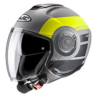 Casco Jet Hjc I40 Spina Grigio Giallo