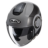 Casco Jet Hjc I40 Spina Grigio Nero