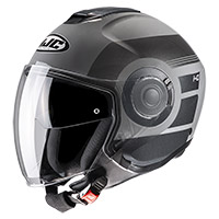Casco Jet Hjc I40 Spina Grigio Nero