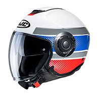 Casque Hjc I40 Tolan Bleu Rouge