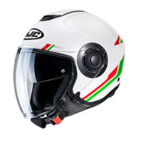 Casque HJC I40 Paddy blanc rouge