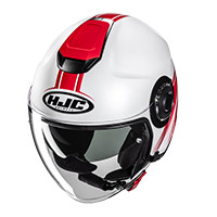Hjc I40n Vision Helmet White Red - 2