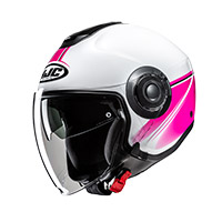 Hjc I40n Vision Helmet White Red