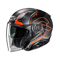 Casco HJC Rpha 31 Dereen naranja opaco