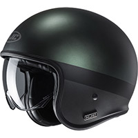 Casco HJC V30 Perot verde nero