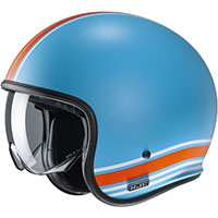 Hjc V30 Senti Helmet Blue Orange