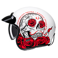 Hjc V31 Desto Helmet Red White - 2