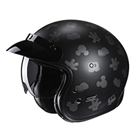 Casque Jet Freeride X CABERG - Noir Mat/Gun Metal, Taille M, Homologué ECE 22.06, Léger Et Vintage