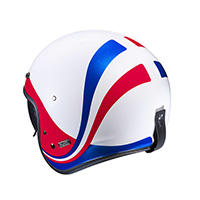 Hjc V31 Emgo Helmet White Blue Red - 3