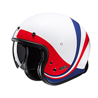 Hjc V31 Emgo Helmet White Blue Red