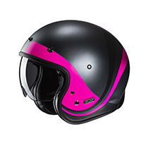 Hjc V31 Emgo Helmet Black Pink Lady