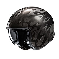 HJC V31 Firo Helm schwarz matt