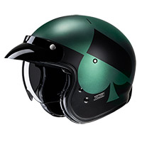 Hjc V31 Kuz Helmet Green Black