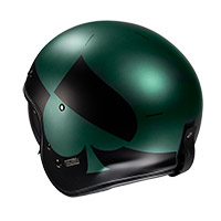 Casco HJC V31 Kuz verde negro - 3