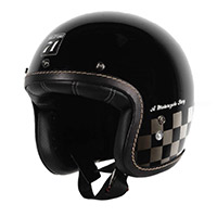 Casco Helstons Course Carbon nero