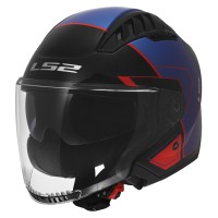 Casco Ls2 Of600 Copter 2 Tango blu rosso
