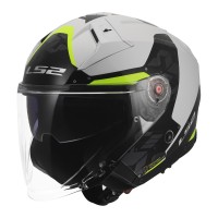 Casque LS2 OF603 Infinity 2 Nightline jaune